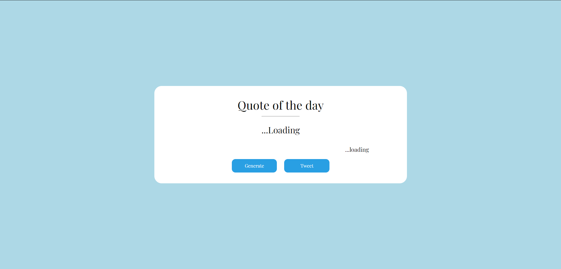 Quote Generator